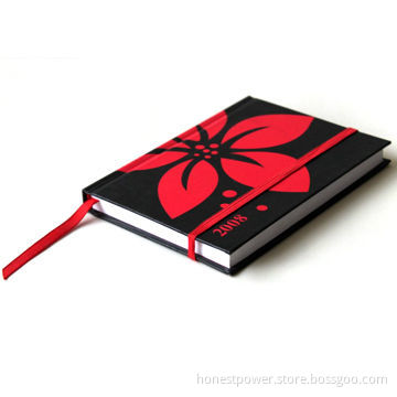 Notebook with Elastic, Different Sizes and Designs are Available